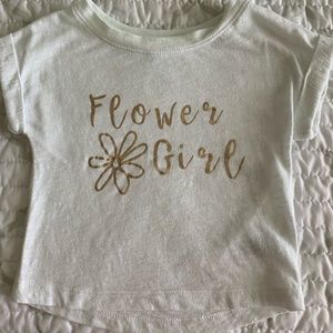 Flower Girl T-shirt’s size 12 month and 3T.